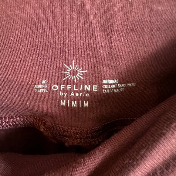 NWOT OFFLINE By Aerie OG High Waisted Legging Size M in Royal Berry - Picture 4 of 5